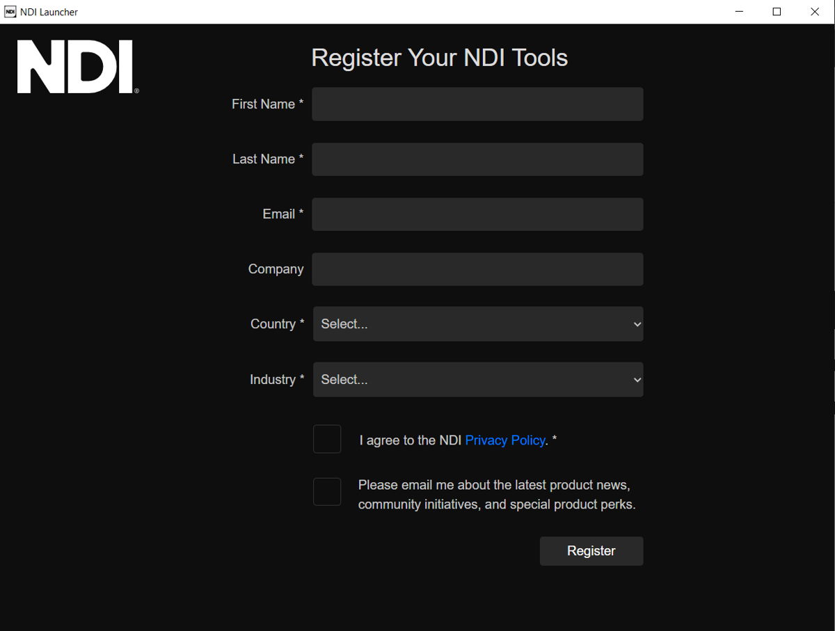 NDI Tools Launcher | Docs and Guides