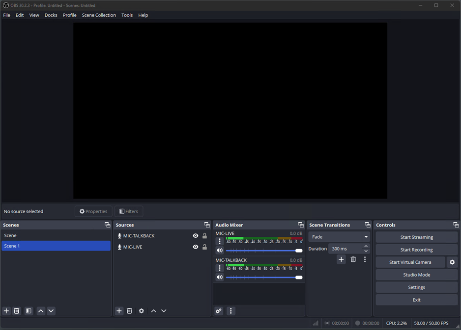 Using OBS Studio as a Commentary System | Docs and Guides